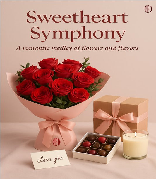 Sweetheart Symphony Bouquet